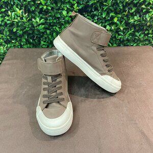 H&M Boys Beige Warm Lined High Top Velcro Slip On Shoes Size 13.5 (SKU: 103B)